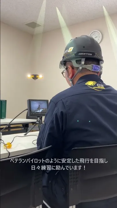 新人パイロットの練習風景